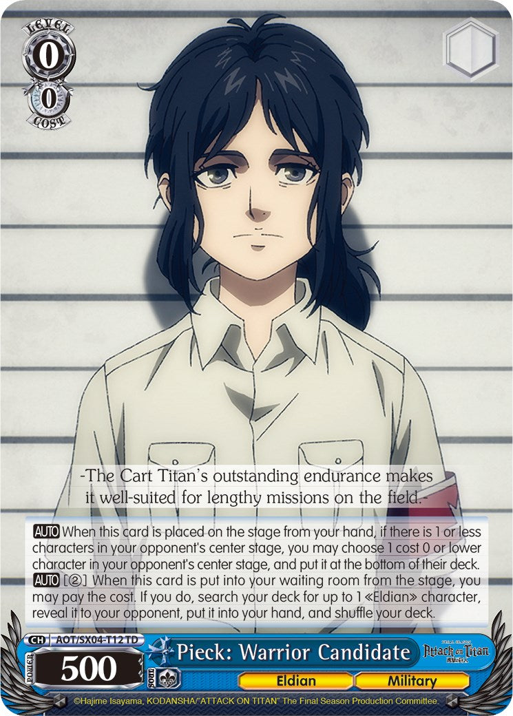 Image of Pieck: Warrior Candidate [Attack On Titan: Final Season]