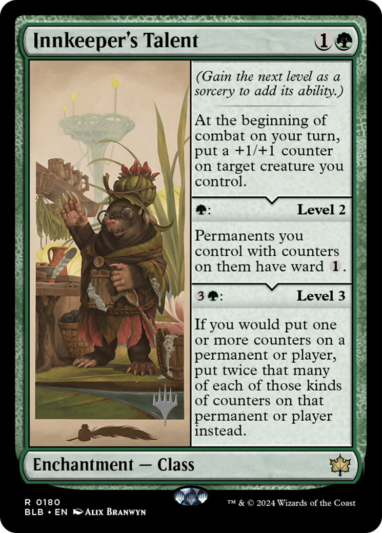 Image of Innkeeper's Talent (Promo Pack) [Bloomburrow Promos]