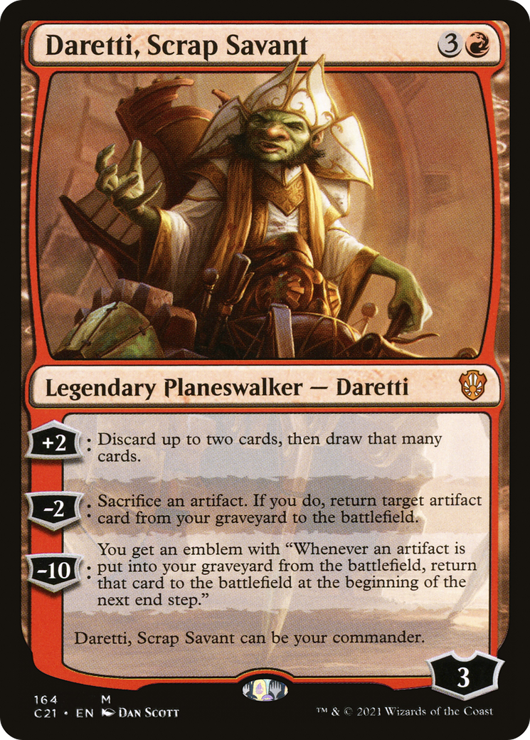 Image of Daretti, Scrap Savant [Commander 2021]