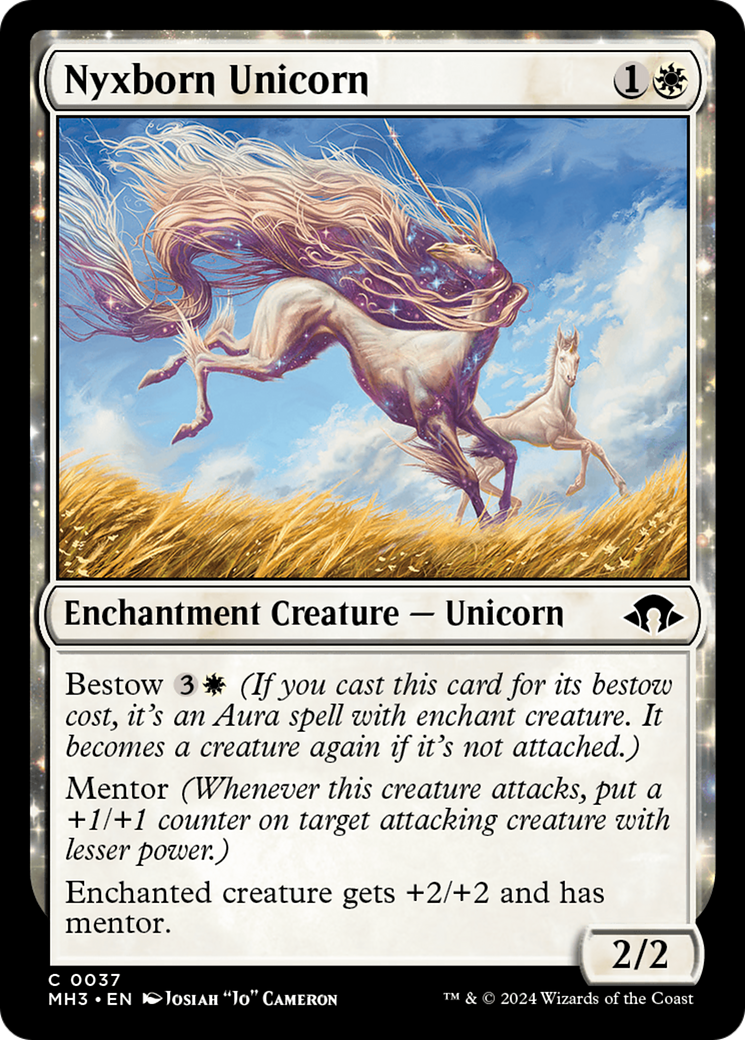 Image of Nyxborn Unicorn [Modern Horizons 3]