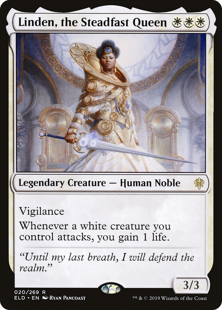 Image of Linden, the Steadfast Queen [Throne of Eldraine]