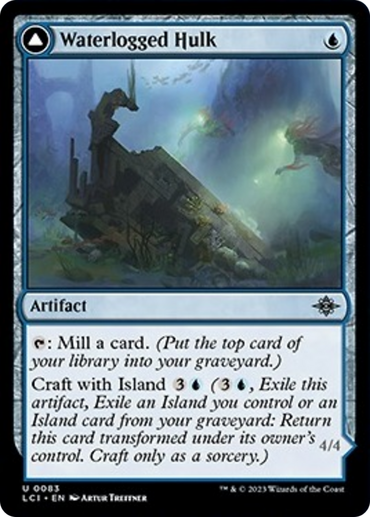 Image of Waterlogged Hulk // Watertight Gondola [The Lost Caverns of Ixalan]