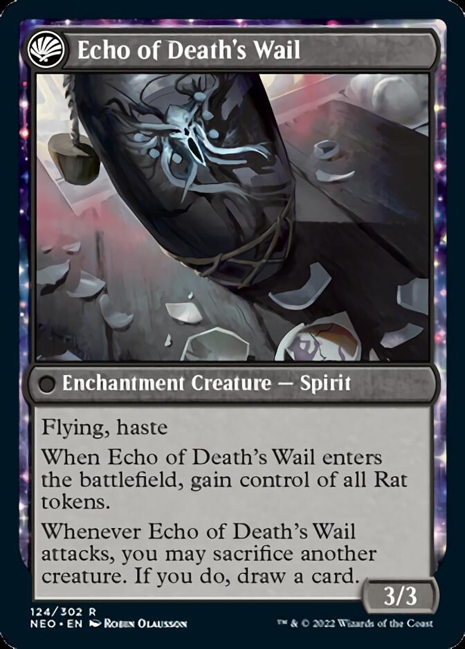 Image of Tribute to Horobi // Echo of Death's Wail [Kamigawa: Neon Dynasty]