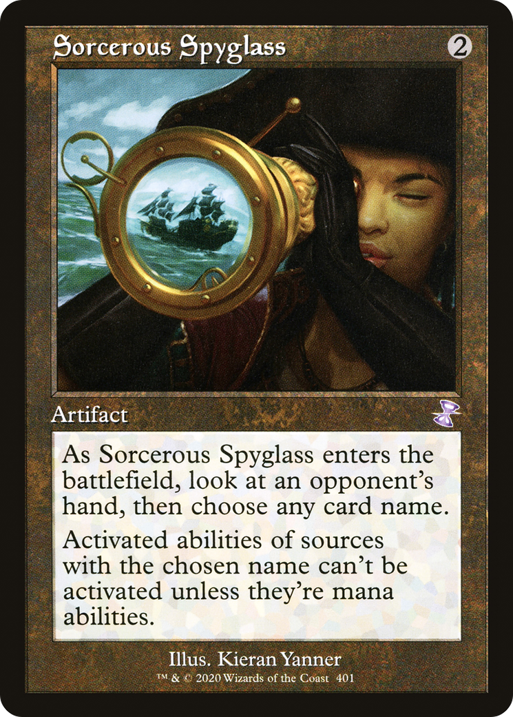 Image of Sorcerous Spyglass (Timeshifted) [Time Spiral Remastered]