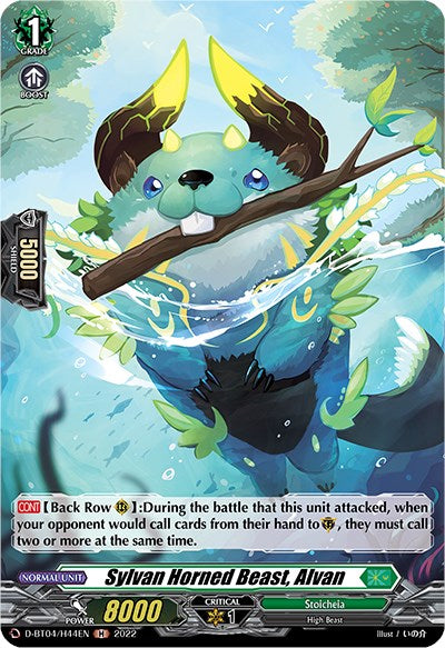 Image of Sylvan Horned Beast, Alvan (D-BT04/H44EN) [Awakening of Chakrabarthi]