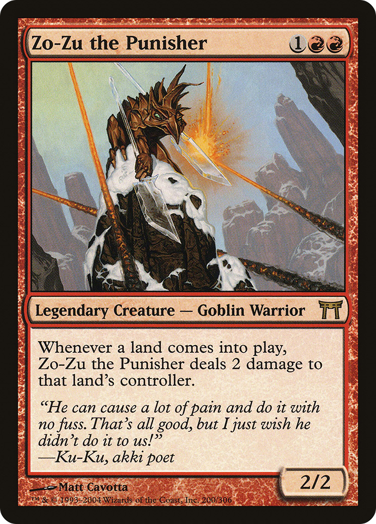 Image of Zo-Zu the Punisher [Champions of Kamigawa]