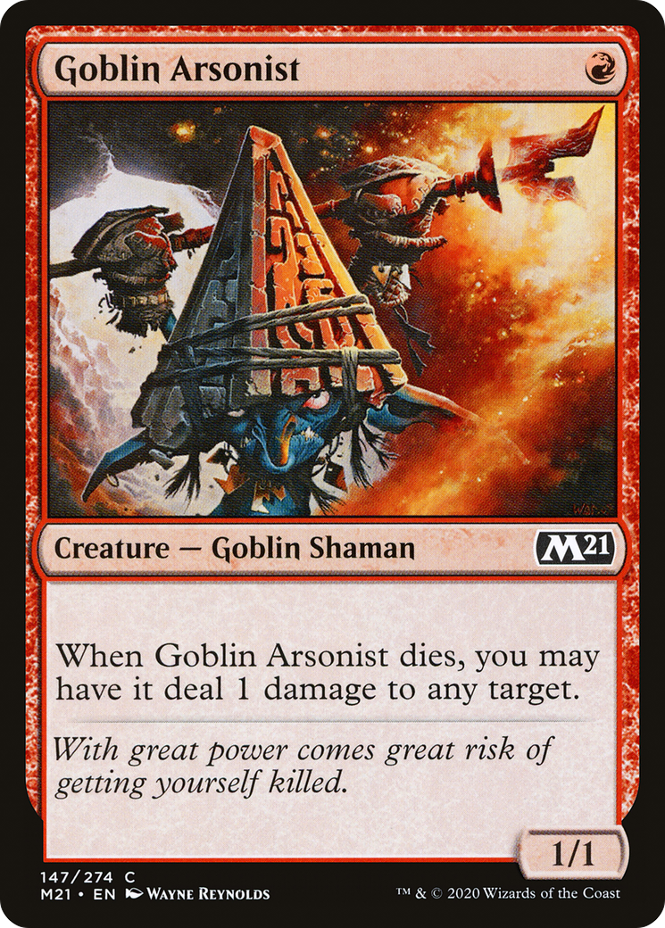 Image of Goblin Arsonist [Core Set 2021]