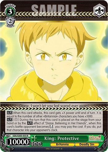 Image of King: Protective (Foil) [The Seven Deadly Sins: Revival of The Commandments]