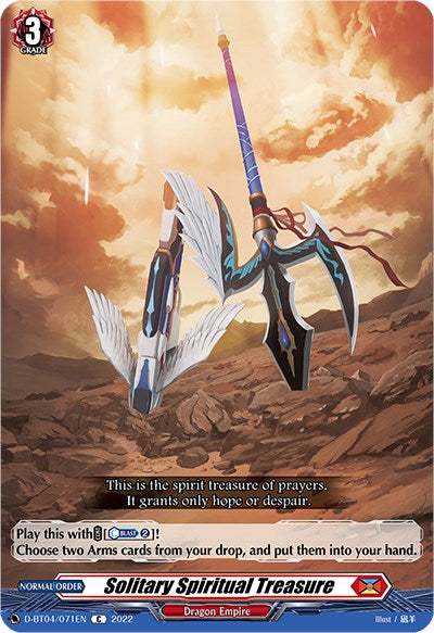 Image of Solitary Spiritual Treasure (D-BT04/071EN) [Awakening of Chakrabarthi]