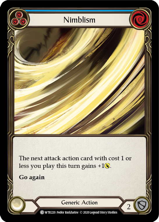 Image of Nimblism (Blue) [U-WTR220] (Welcome to Rathe Unlimited)  Unlimited Rainbow Foil