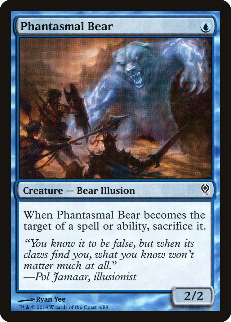Image of Phantasmal Bear [Duel Decks: Jace vs. Vraska]