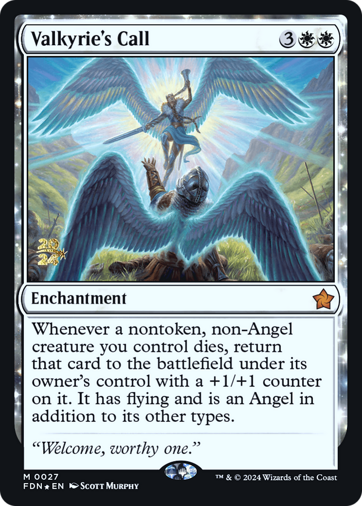 Image of Valkyrie's Call [Foundations Prerelease Promos]