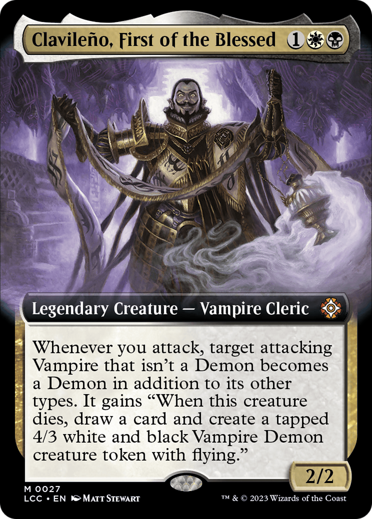 Image of Clavileno, First of the Blessed (Extended Art) [The Lost Caverns of Ixalan Commander]