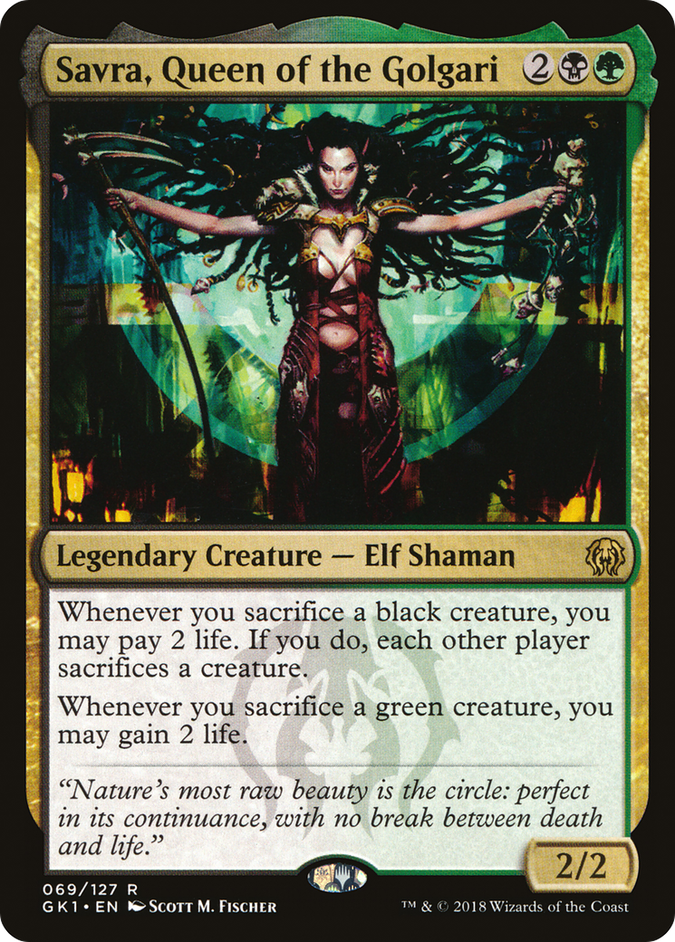 Image of Savra, Queen of the Golgari [Guilds of Ravnica Guild Kit]