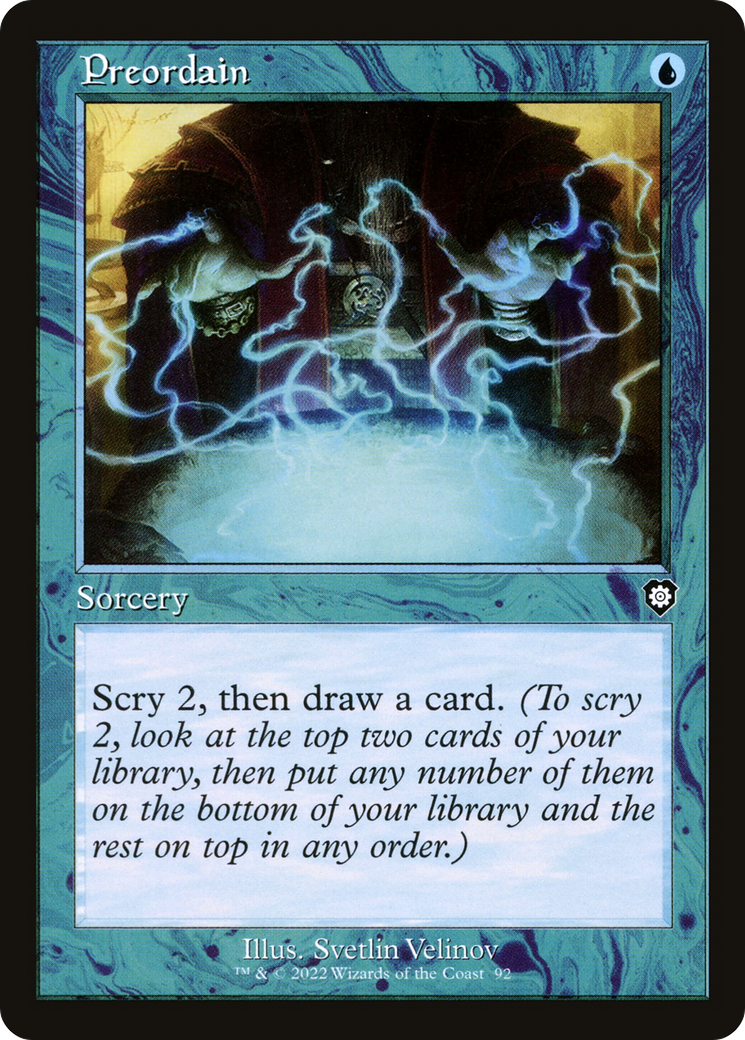 Image of Preordain (Retro) [The Brothers' War Commander]