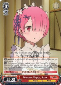 Image of Demure Reply, Ram (RZ/S55-E036 U) [Re:ZERO Vol.2]