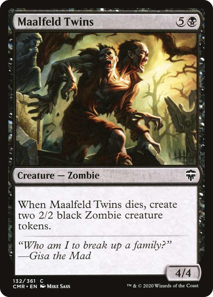 Image of Maalfeld Twins [Commander Legends]