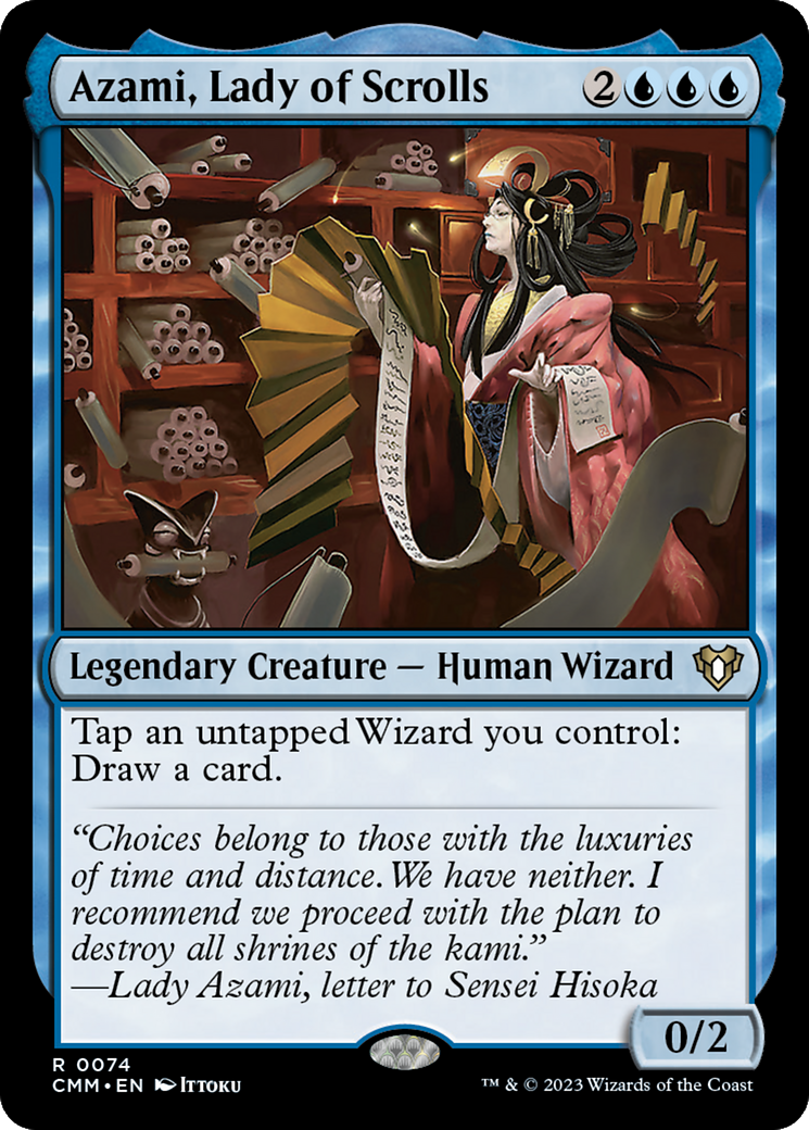 Image of Azami, Lady of Scrolls [Commander Masters]
