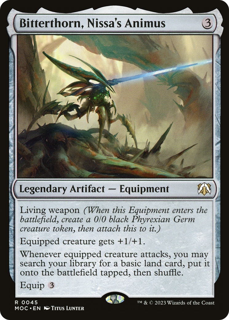 Image of Bitterthorn, Nissa's Animus [March of the Machine Commander]
