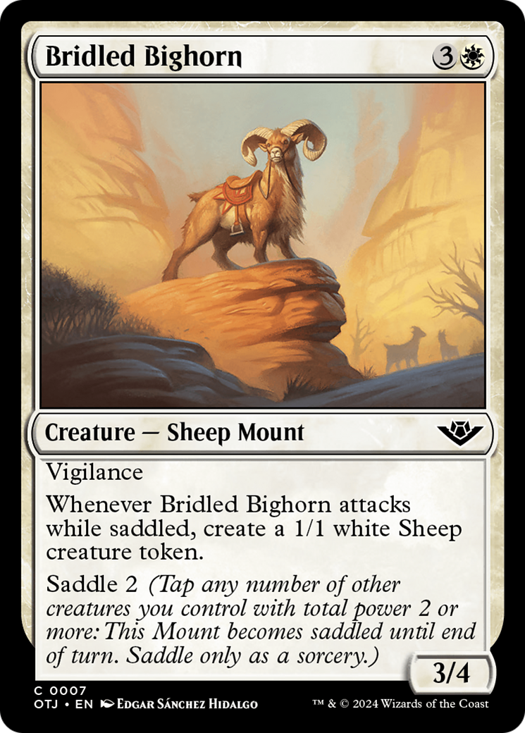 Image of Bridled Bighorn [Outlaws of Thunder Junction]