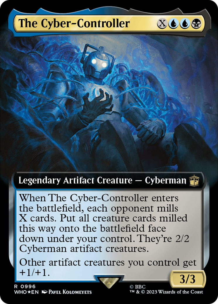 Image of The Cyber-Controller (Extended Art) (Surge Foil) [Doctor Who]