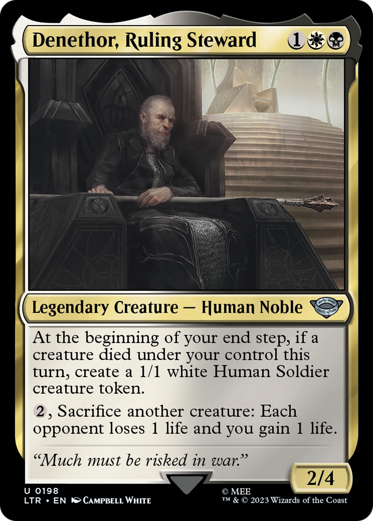 Image of Denethor, Ruling Steward [The Lord of the Rings: Tales of Middle-Earth]