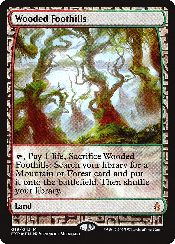 Image of Wooded Foothills [Zendikar Expeditions]