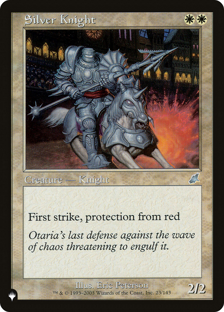 Image of Silver Knight [The List]