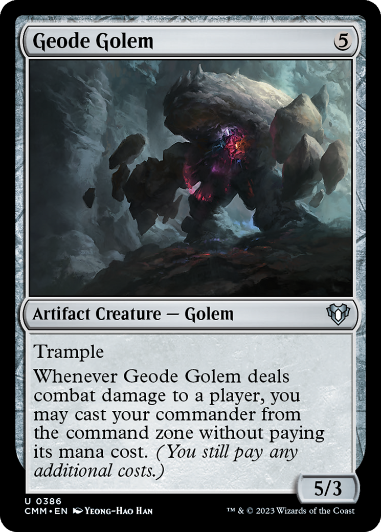 Image of Geode Golem [Commander Masters]