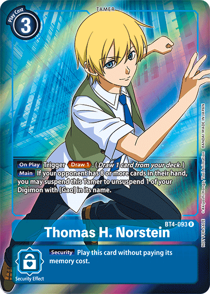Image of Thomas H. Norstein [BT4-093] (Buy-A-Box Promo) [Great Legend Promos]