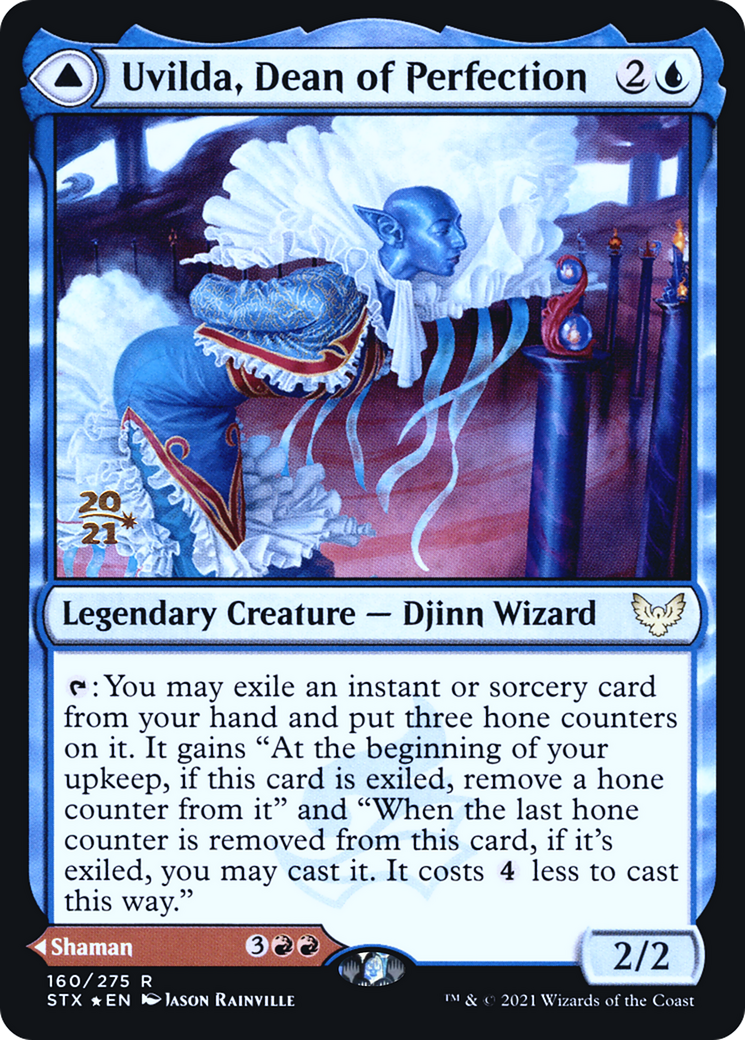 Image of Uvilda, Dean of Perfection // Nassari, Dean of Expression [Strixhaven: School of Mages Prerelease Promos]