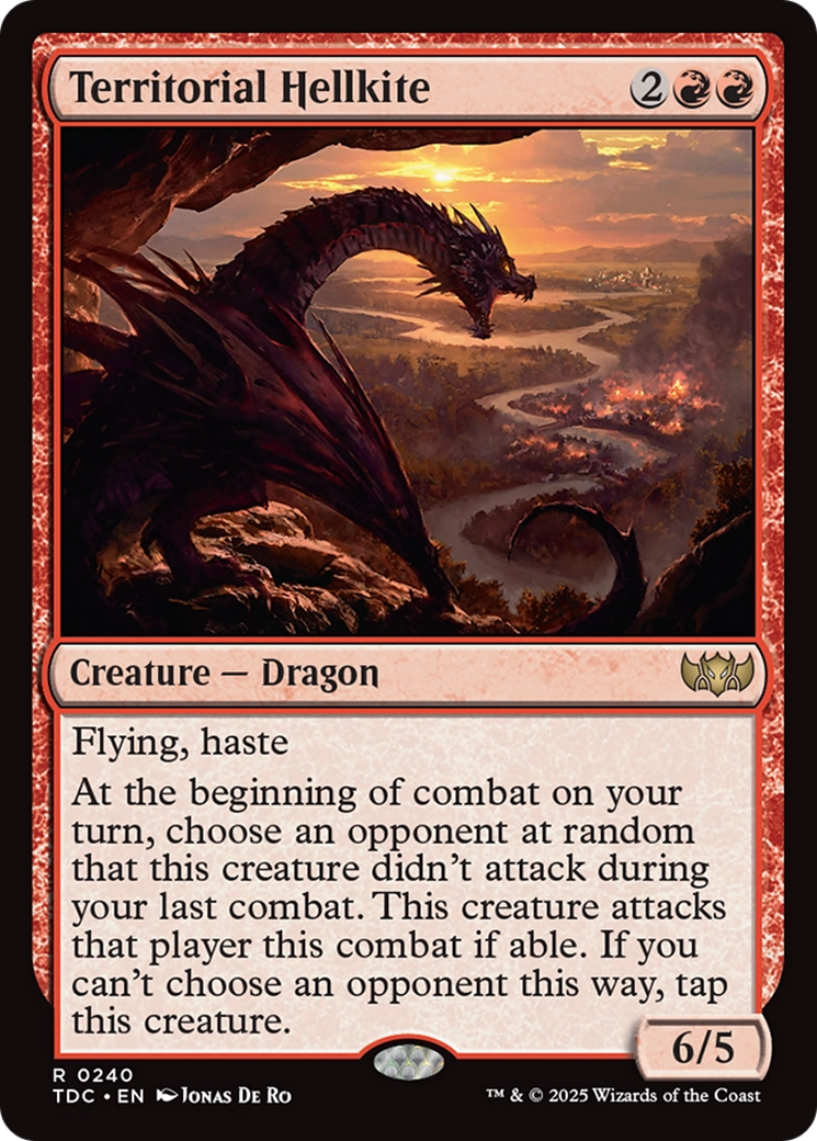 Image of Territorial Hellkite [Tarkir: Dragonstorm Commander]