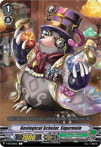 Image of Geological Scholar, Sigurmole (V-BT11/084EN) [Storm of the Blue Cavalry]