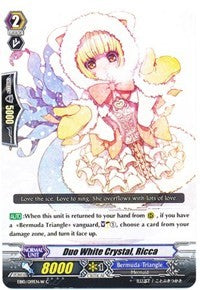 Duo White Crystal, Ricca (White) (EB10/019EN-W) [Divas Duet]