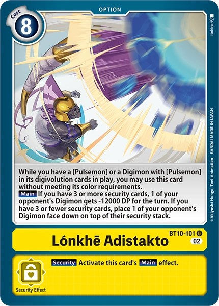 Image of Loenkhe Adistakto [BT10-101] [Revision Pack Cards]