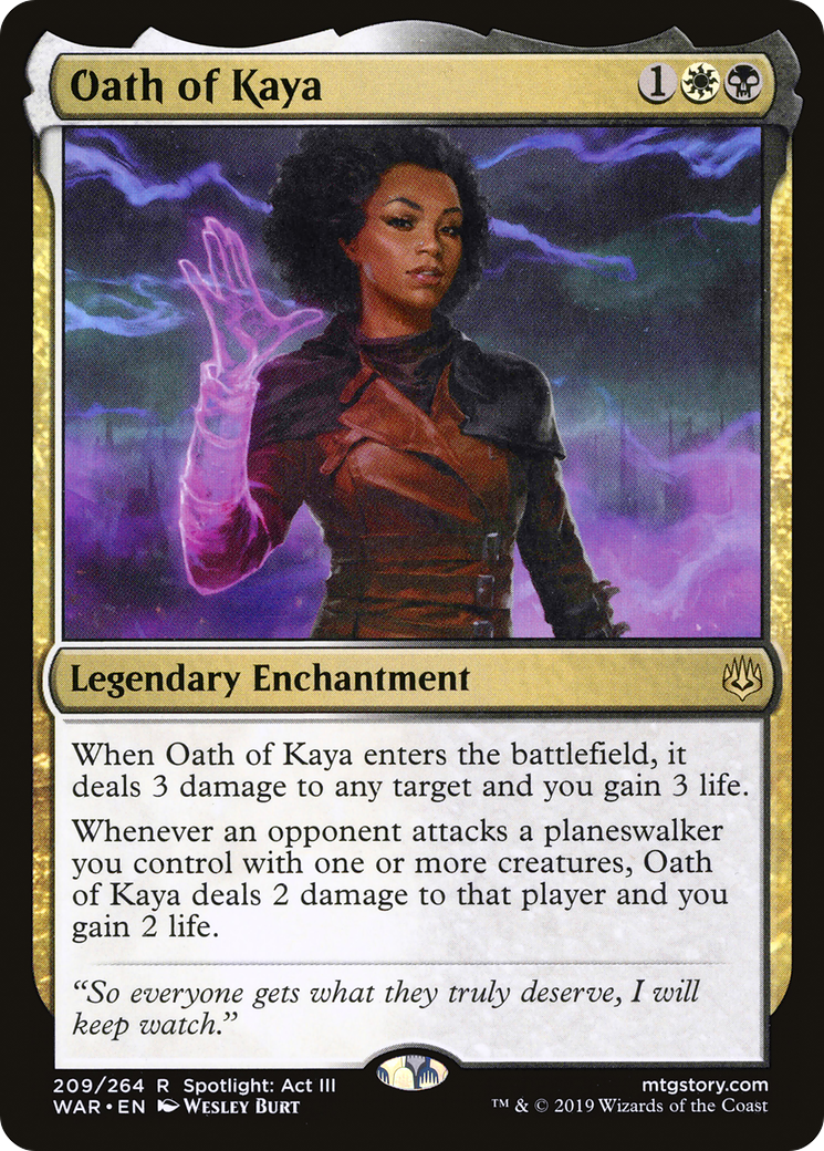 Image of Oath of Kaya [War of the Spark]