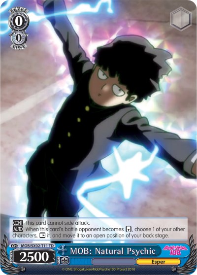 Image of MOB: Natural Psychic (MOB/SX02-T11 TD) [Mob Psycho 100]