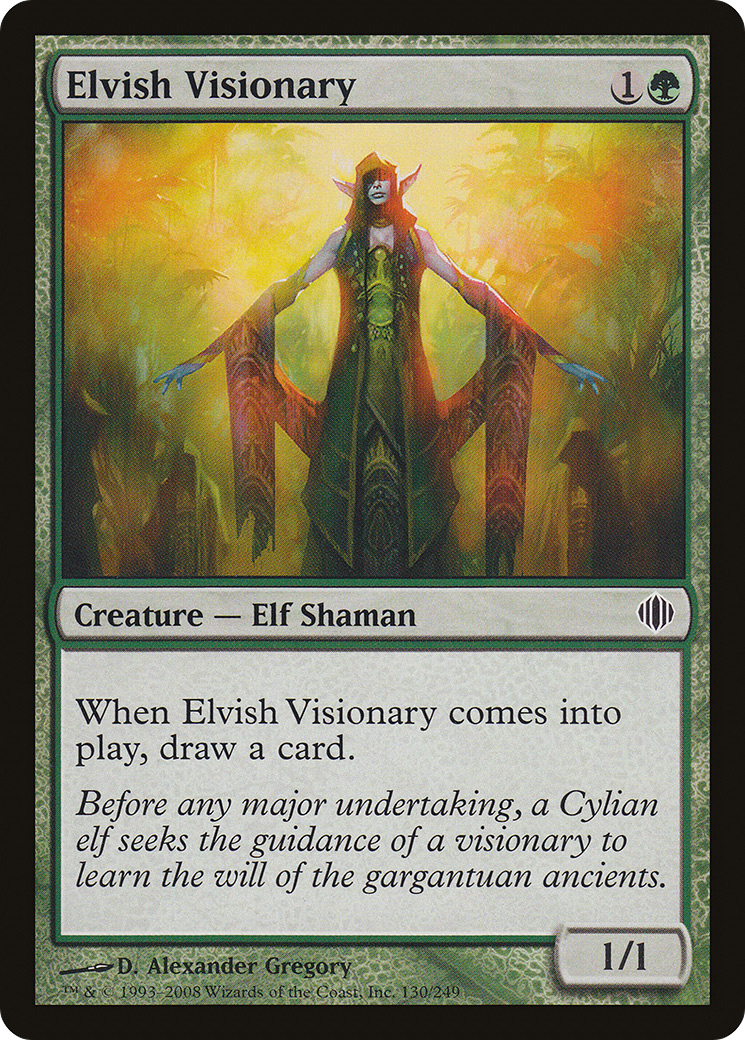 Image of Elvish Visionary [Shards of Alara]