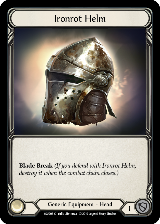 Image of Ironrot Helm [KSU005-C] (Katsu Hero Deck)  1st Edition Normal