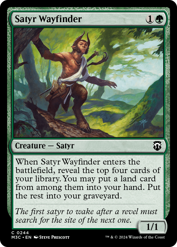 Image of Satyr Wayfinder (Ripple Foil) [Modern Horizons 3 Commander]
