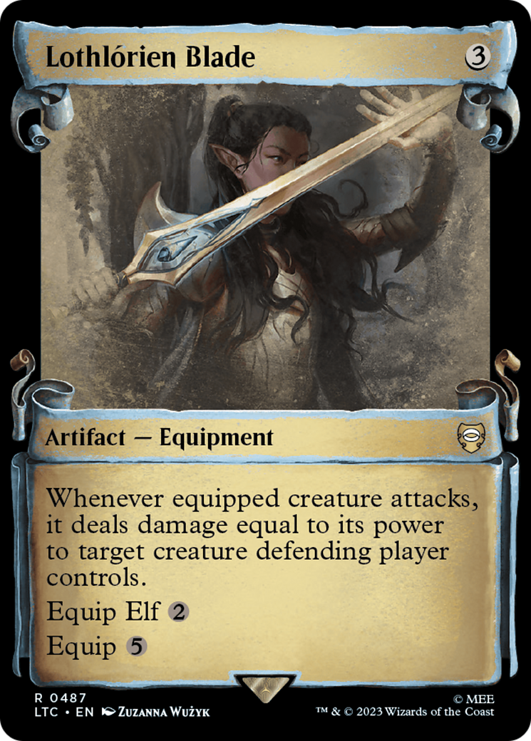 Image of Lothlorien Blade [The Lord of the Rings: Tales of Middle-Earth Commander Showcase Scrolls]