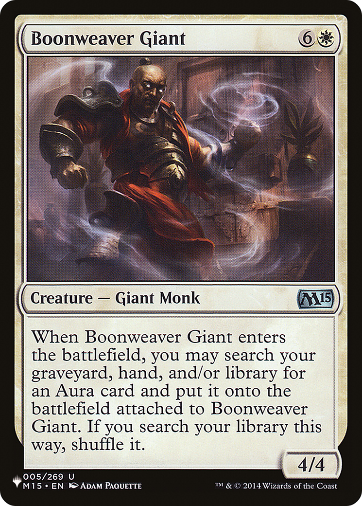 Image of Boonweaver Giant [The List]