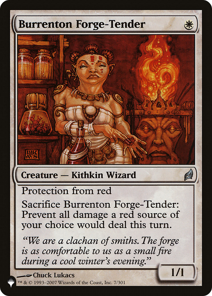Image of Burrenton Forge-Tender [The List]