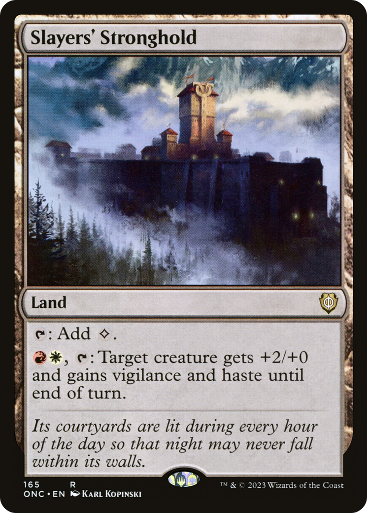 Image of Slayers' Stronghold [Phyrexia: All Will Be One Commander]