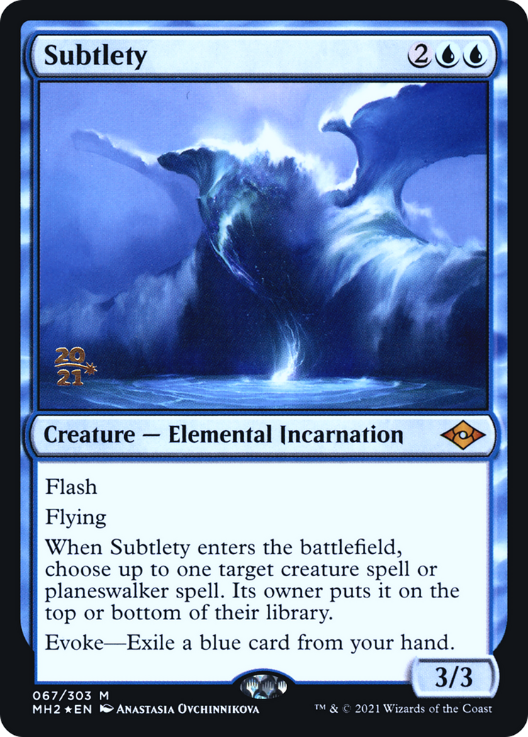 Image of Subtlety [Modern Horizons 2 Prerelease Promos]