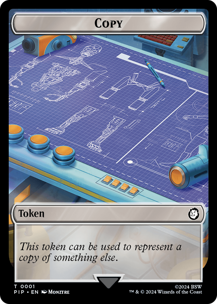 Image of Copy // Human Soldier Double-Sided Token [Fallout Tokens]