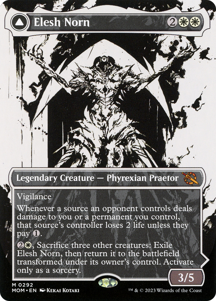 Image of Elesh Norn // The Argent Etchings (Showcase Planar Booster Fun) [March of the Machine]