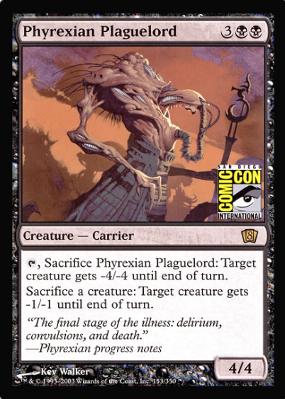 Image of Phyrexian Plaguelord (San Diego Comic Con Oversized) [Oversize Cards]