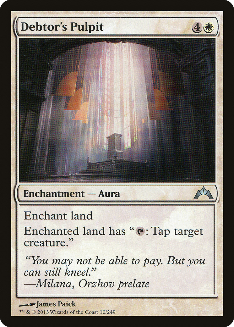 Image of Debtor's Pulpit [Gatecrash]