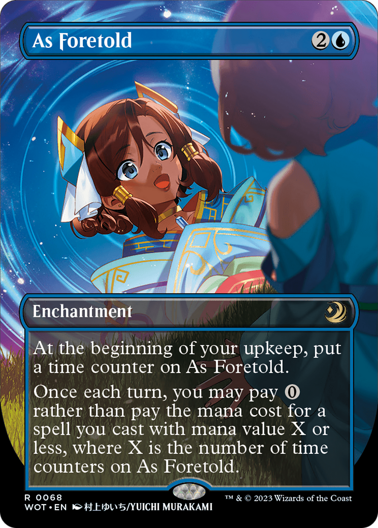 Image of As Foretold (Anime Borderless) [Wilds of Eldraine: Enchanting Tales]